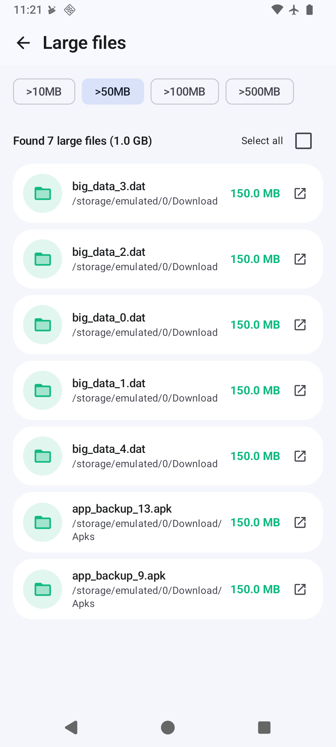 Storage Cleaner Pro Large Files Manager Mockup